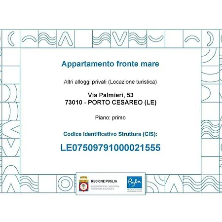 Fronte Mare Apartment Torre Lapillo